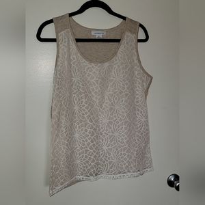 Lace tank top